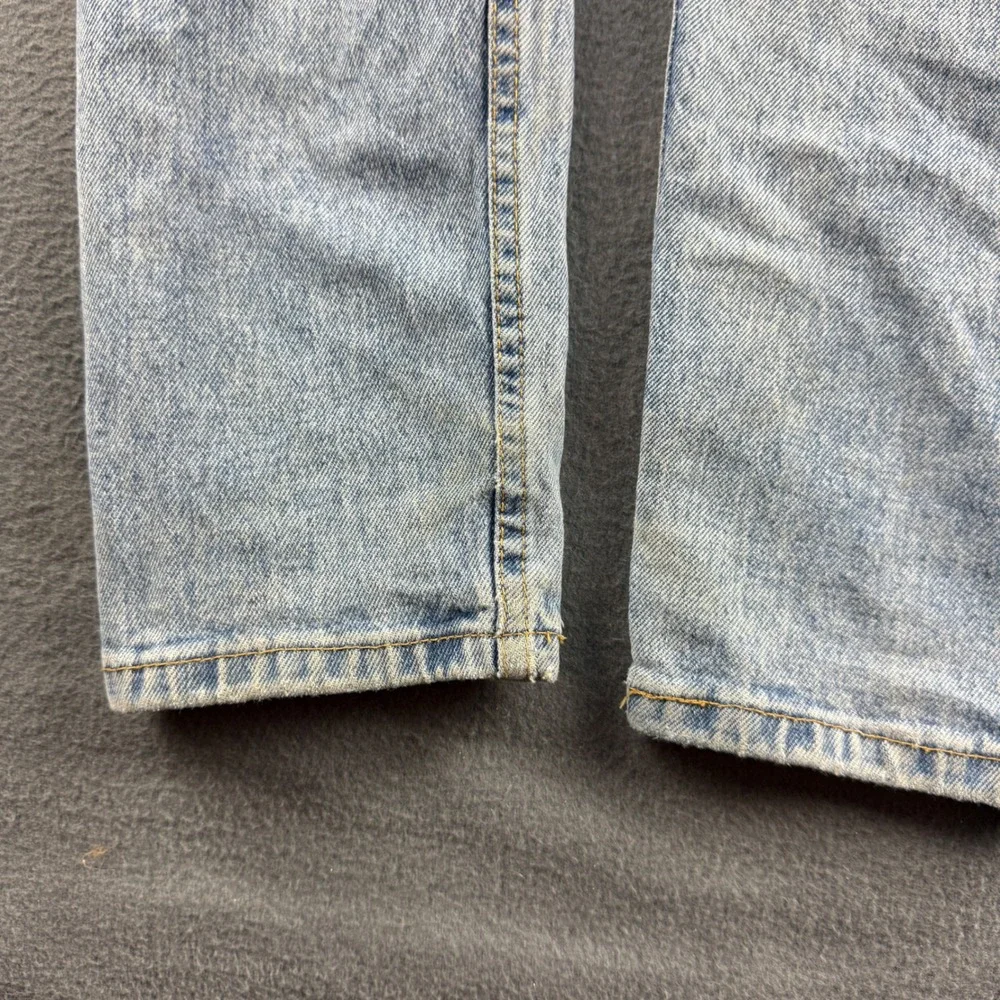 Levis 512 Jeans Men's 29x32 (Fits 30x32) Blue Slim Taper Light Wash Distressed